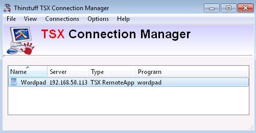 TSX-Connection-Manager